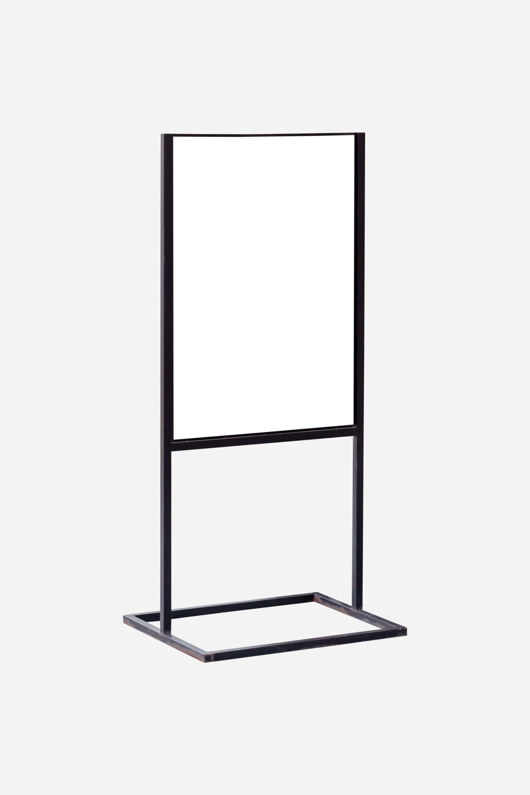 Advertising stand banners mockup with clipping path, Mock up of