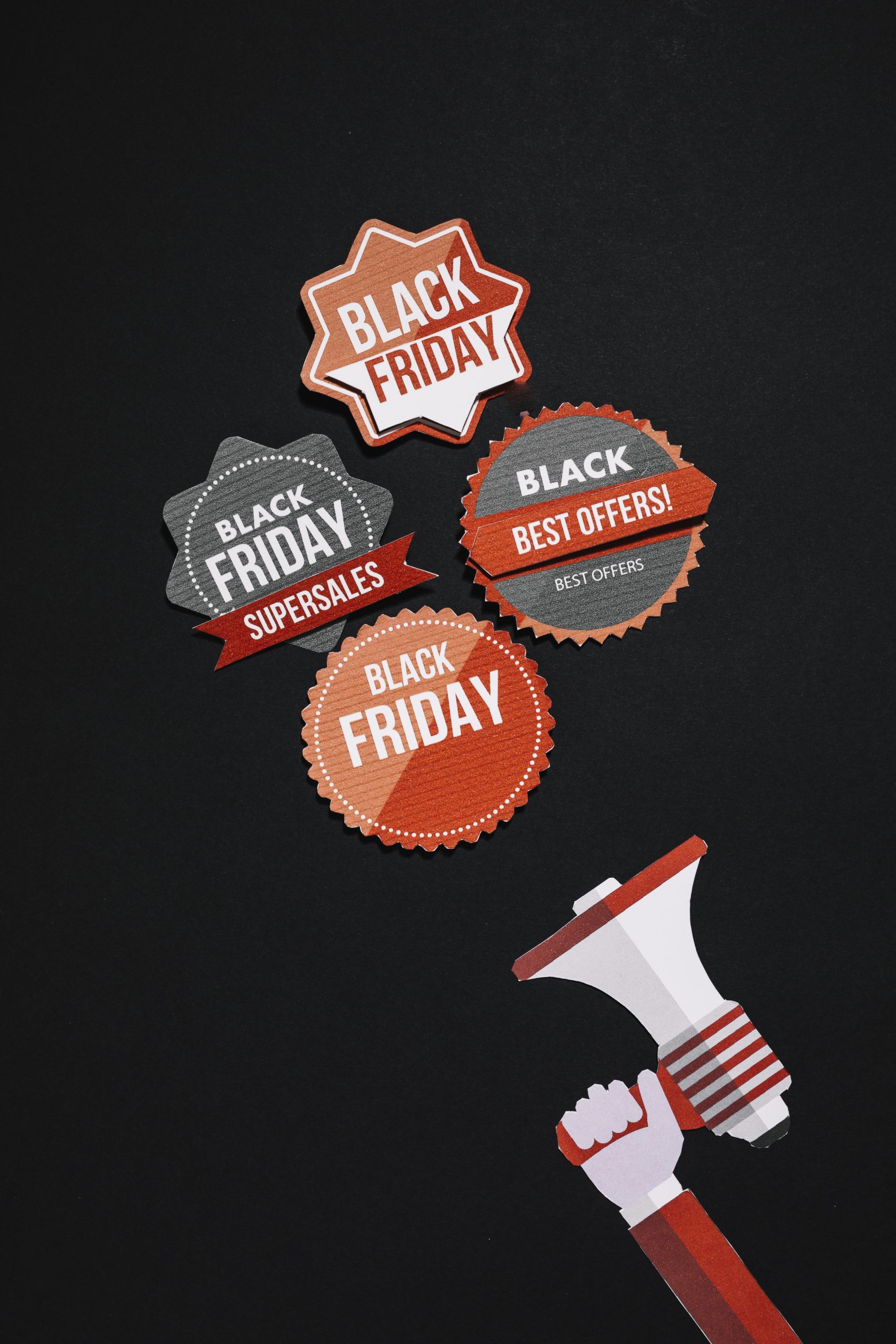 vintage-black-friday-stickers-megaphone